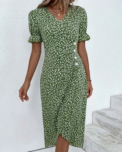 Giselle | Vestido Floral de Escote en V