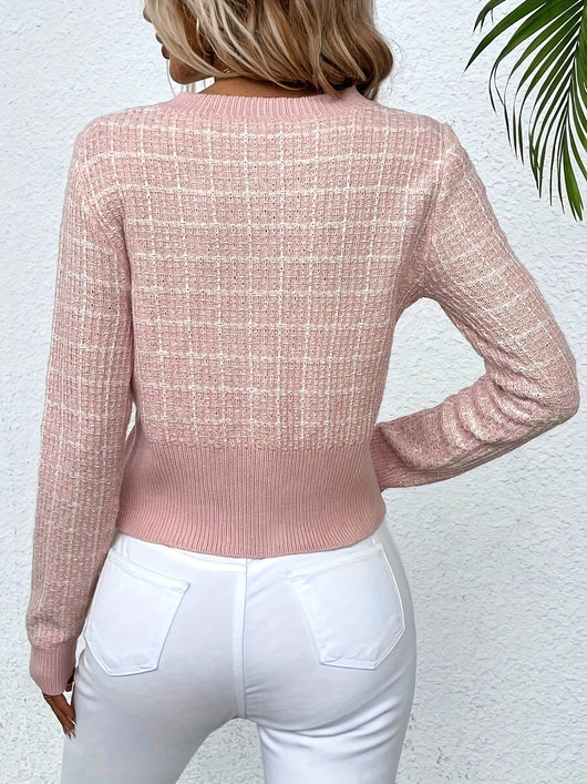 Cárdigan Elisa Corto de Tweed a la Moda