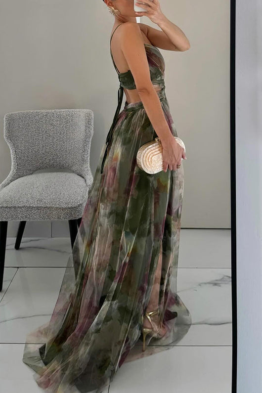 Vestido Maxi Selina Plisado