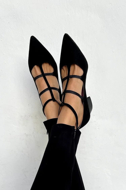 Giada | Tacones Kitten de Punta Fina