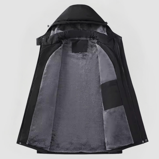 Chaqueta de Invierno Hendrik con Capucha y Cremallera