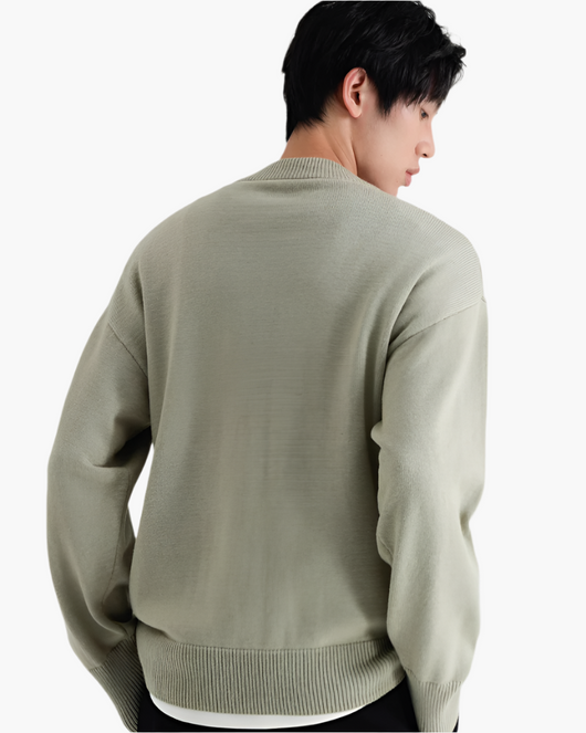 Jersey de Cuello Alto 100% Lana Premium