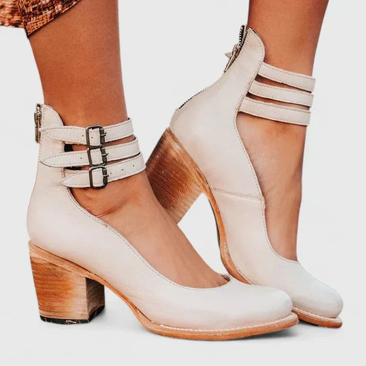 Janelis | Zapatos de Tacón Ancho Elegantes