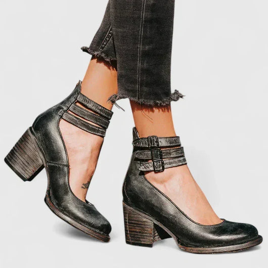 Janelis | Zapatos de Tacón Ancho Elegantes