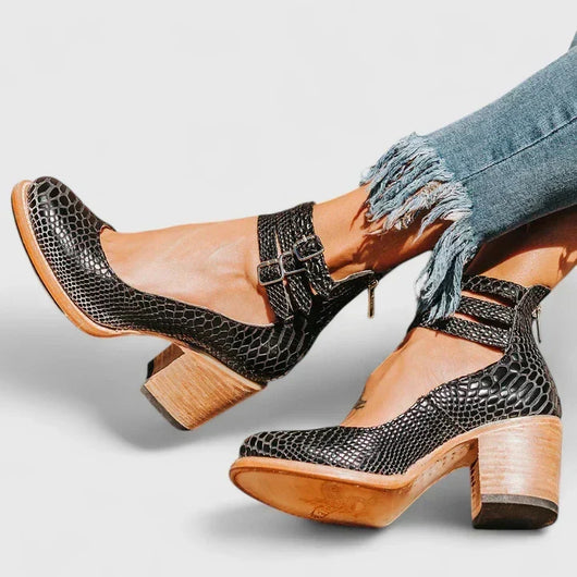 Janelis | Zapatos de Tacón Ancho Elegantes