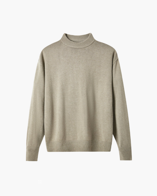 Jersey de Cuello Alto 100% Lana Premium