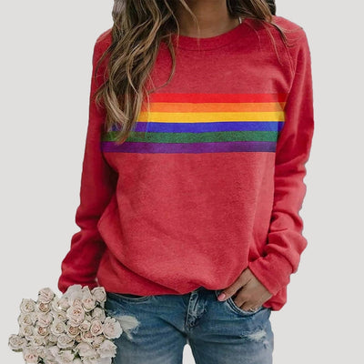 Sudadera Veronika de Rayas Multicolor de Primavera
