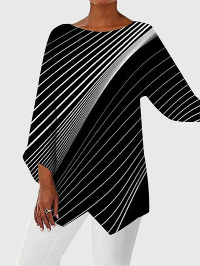 Alayah | Top Elegante de Cuello Redondo