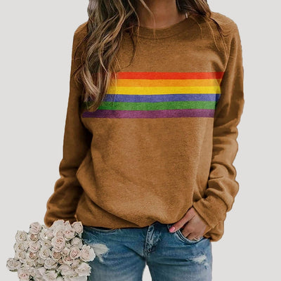 Sudadera Veronika de Rayas Multicolor de Primavera