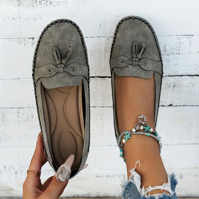 Becky | Mocasines Sin Cordones de Piel Suave