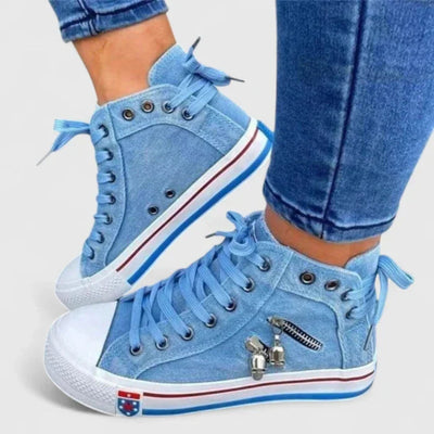 Zapatillas Altas Michaela de Denim