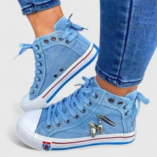 Zapatillas Altas Michaela de Denim