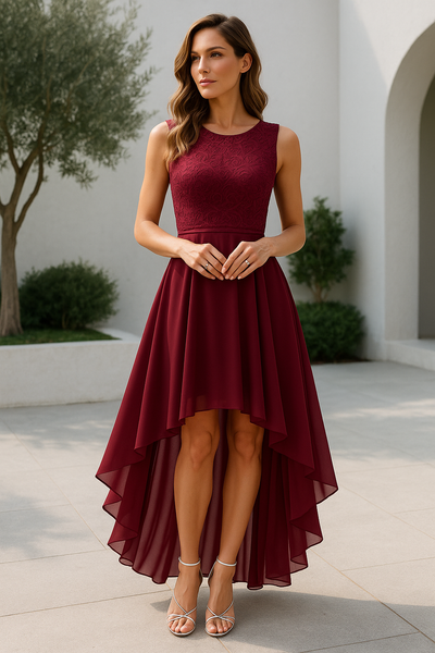 Vestido Marie Asimétrico para Invitada de Boda
