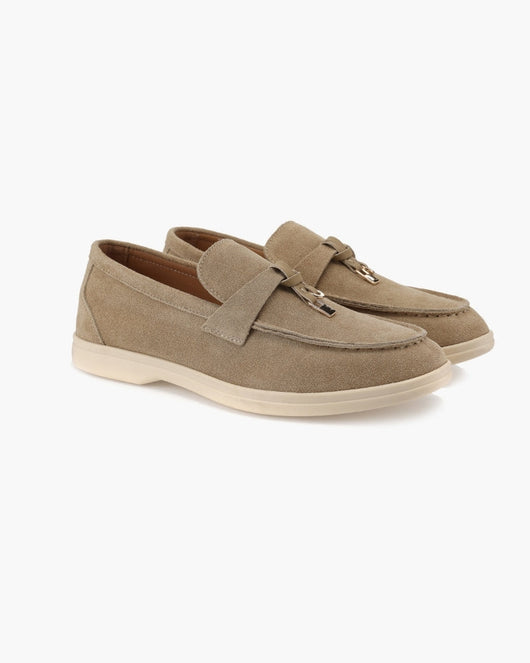 Mocasines de Ante Old Money para Mujer