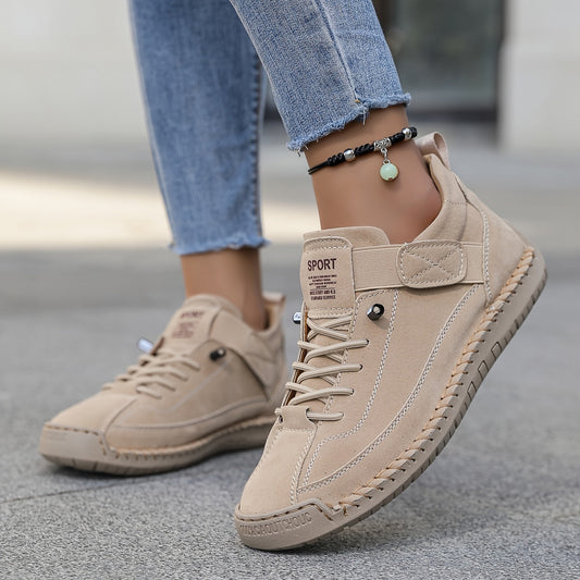 Zapatillas Andrea Casuales con Cordones y Plataforma