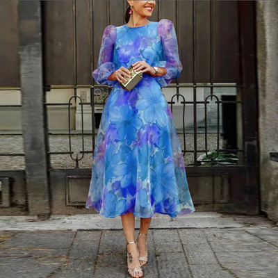 Vestido Midi Anna Floral de Fiesta