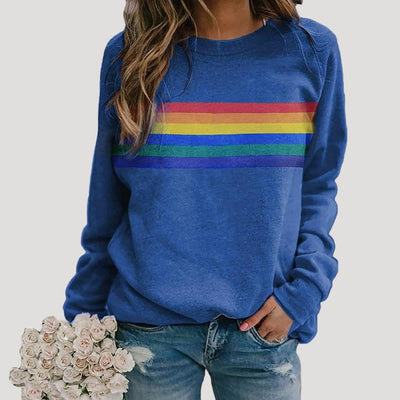 Sudadera Veronika de Rayas Multicolor de Primavera