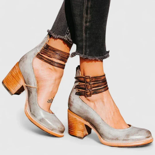 Janelis | Zapatos de Tacón Ancho Elegantes
