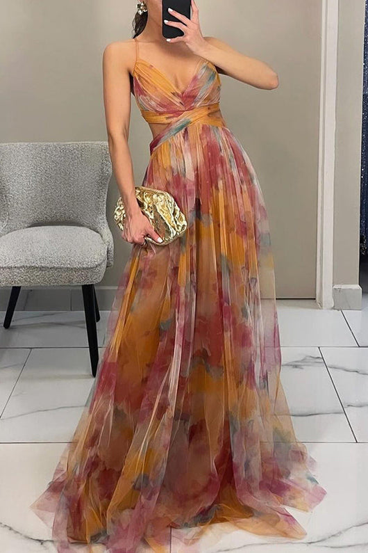 Vestido Maxi Selina Plisado