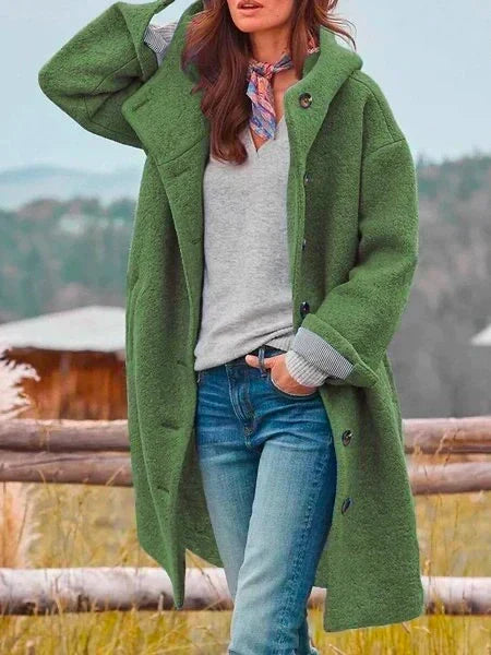 Abrigo Oversize Selina con Botones
