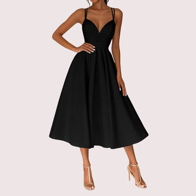 Vestido Midi Regine de Tirantes para Boda