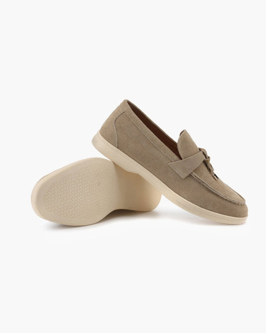 Mocasines de Ante Old Money para Mujer