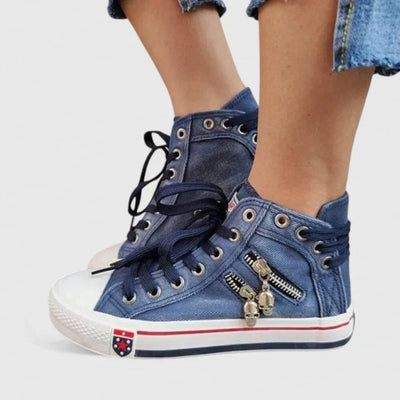 Zapatillas Altas Michaela de Denim