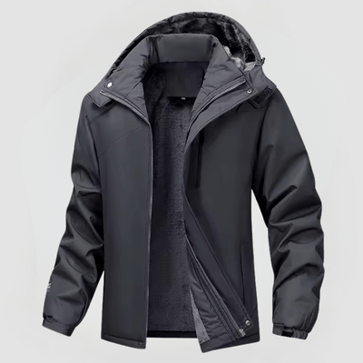 Chaqueta de Invierno Hendrik con Capucha y Cremallera