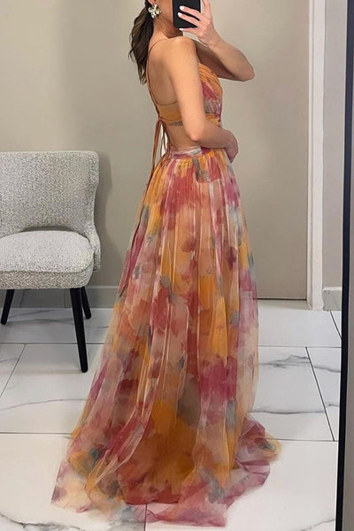 Vestido Maxi Selina Plisado