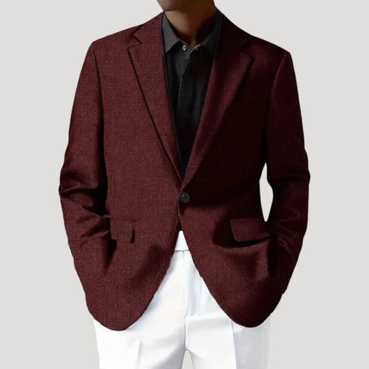 Blazer Richard Entallado de Tejido Texturizado
