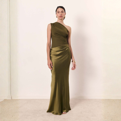 Vestido de Noche Hanna Asimétrico para Boda