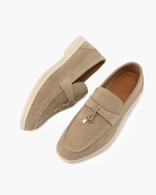 Mocasines de Ante Old Money para Mujer