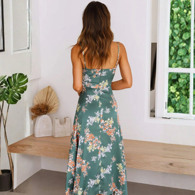 Vestido Largo Ursula Estampado para Boda
