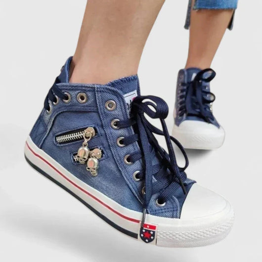 Zapatillas Altas Michaela de Denim