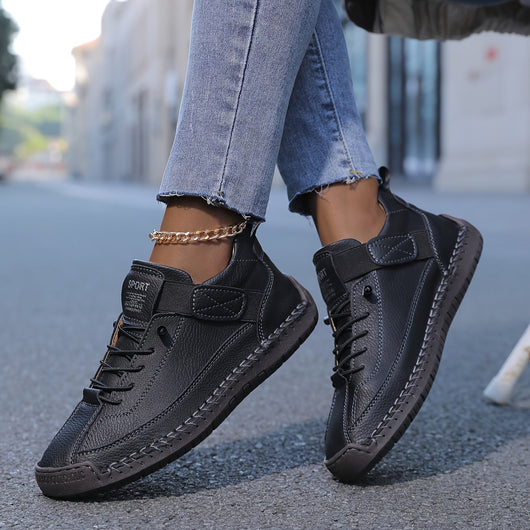 Zapatillas Andrea Casuales con Cordones y Plataforma