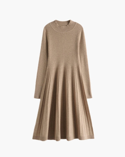 Vestido Evasé de Cachemira Pura