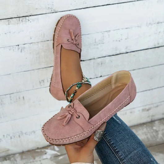 Becky | Mocasines Sin Cordones de Piel Suave
