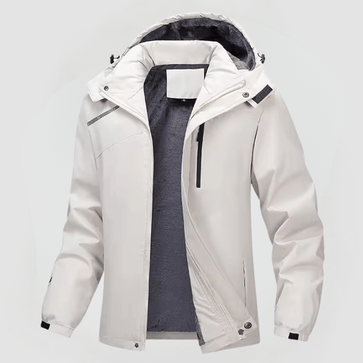 Chaqueta de Invierno Hendrik con Capucha y Cremallera