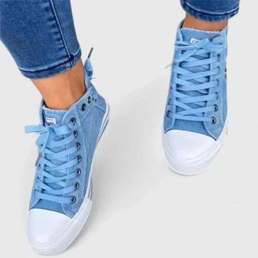 Zapatillas Altas Michaela de Denim