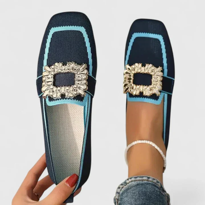 Mocasines Doris con Hebilla de Cristal
