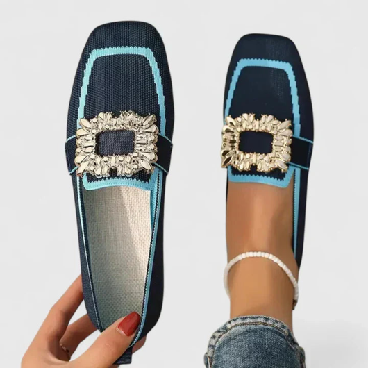 Mocasines Doris con Hebilla de Cristal