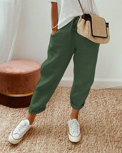 Remy | Pantalón de Cintura Alta Casual y Elegante