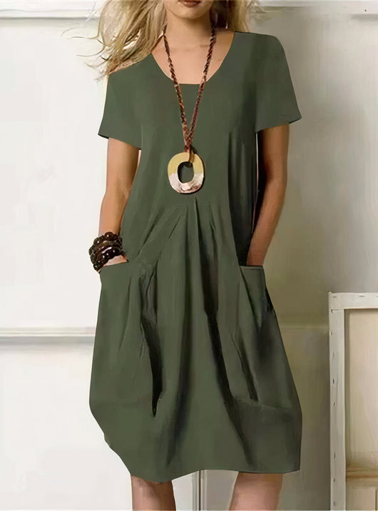 Evelyn | Vestido de Corte Relajado