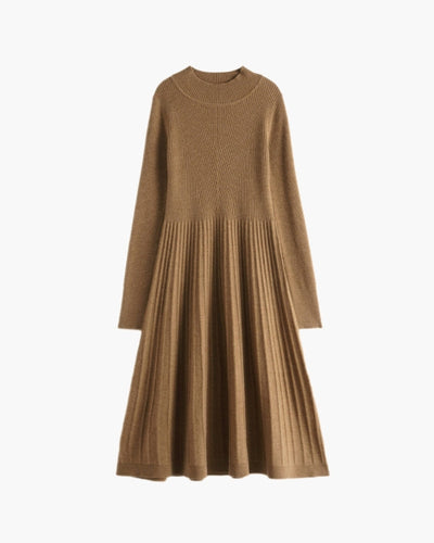 Vestido Evasé de Cachemira Pura