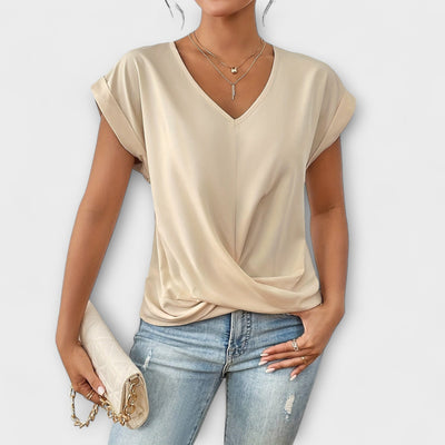 Carlinda | Top Elegante de Cuello en V
