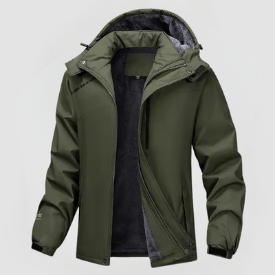 Chaqueta de Invierno Hendrik con Capucha y Cremallera