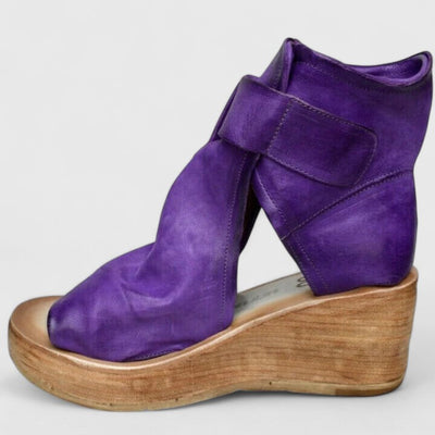 Jess | Sandalias de Cuña con Tira al Tobillo