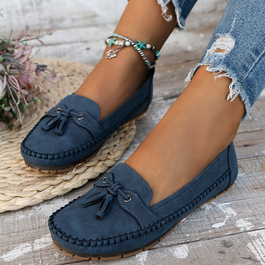 Becky | Mocasines Sin Cordones de Piel Suave