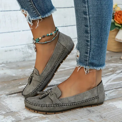 Becky | Mocasines Sin Cordones de Piel Suave