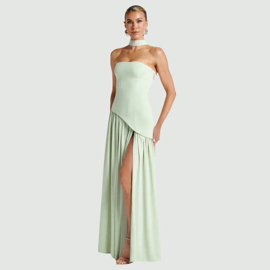 Vestido Largo Asimétrico Sabina para Boda
